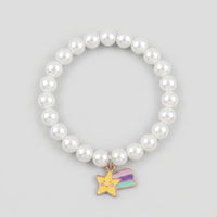 Pack Of 5 Girls Multicolour Pearl Balloon and Butterfly Bracelet Sets Bracelet