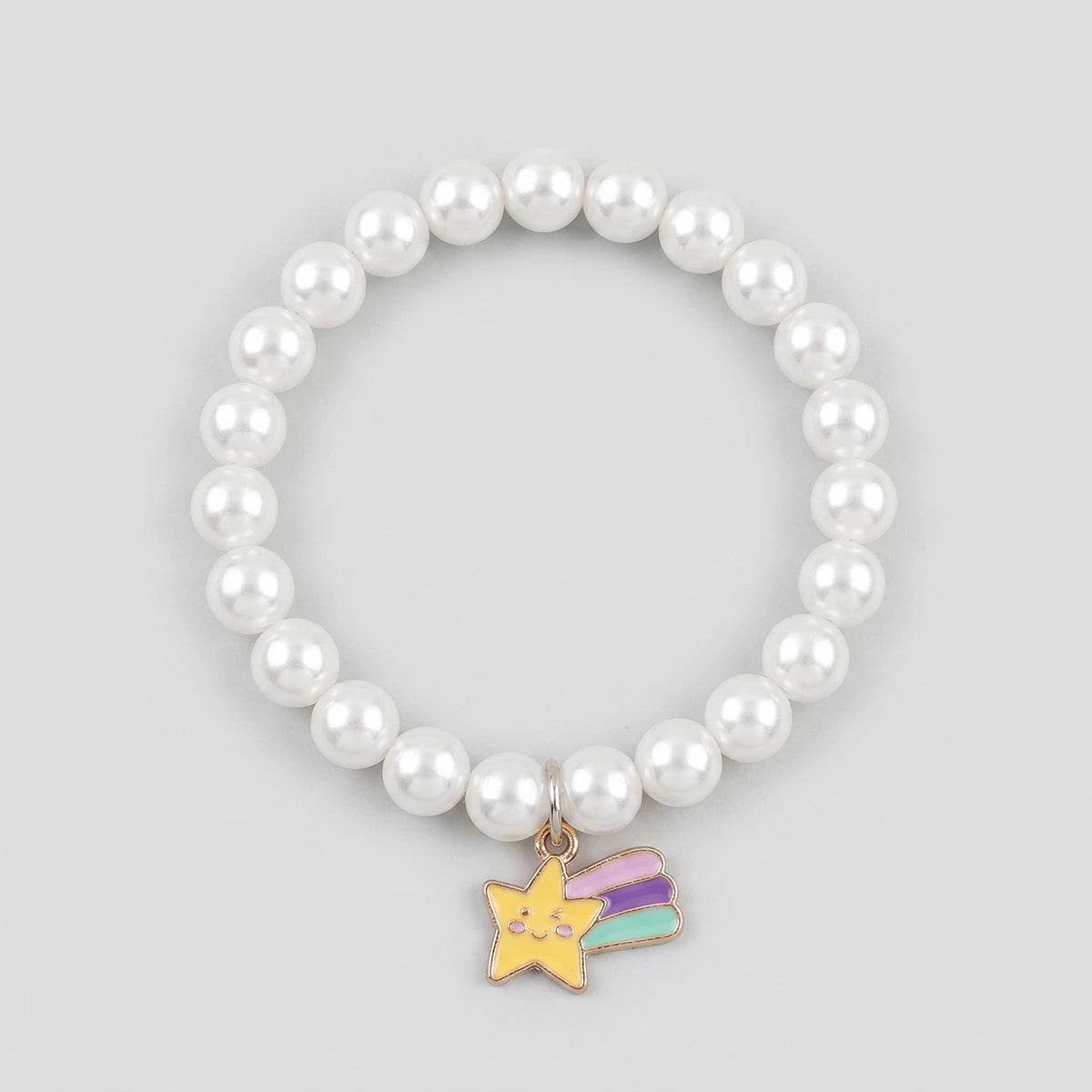 Pack Of 5 Girls Multicolour Pearl Balloon and Butterfly Bracelet Sets Bracelet
