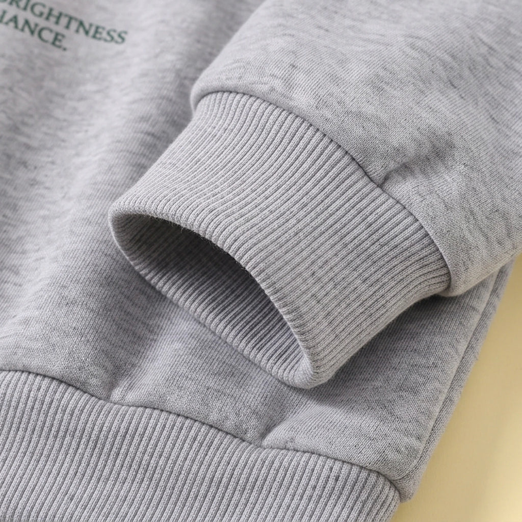 Boys Grey Typographic Sweatshirt & Jogger Sets Sets