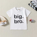 Boys Short Sleeve Alphabet Printed T-Shirt Tshirts White 2-3 Y 