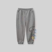 Boys Graphic Elasticated Trouser Joggers Grey 1-2 Y 
