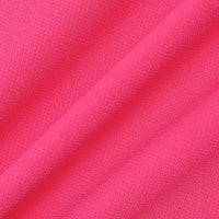 Girls Fuchsia Long Sleeves Ruffled Neck Top With Pants Set 2 pc. Sets