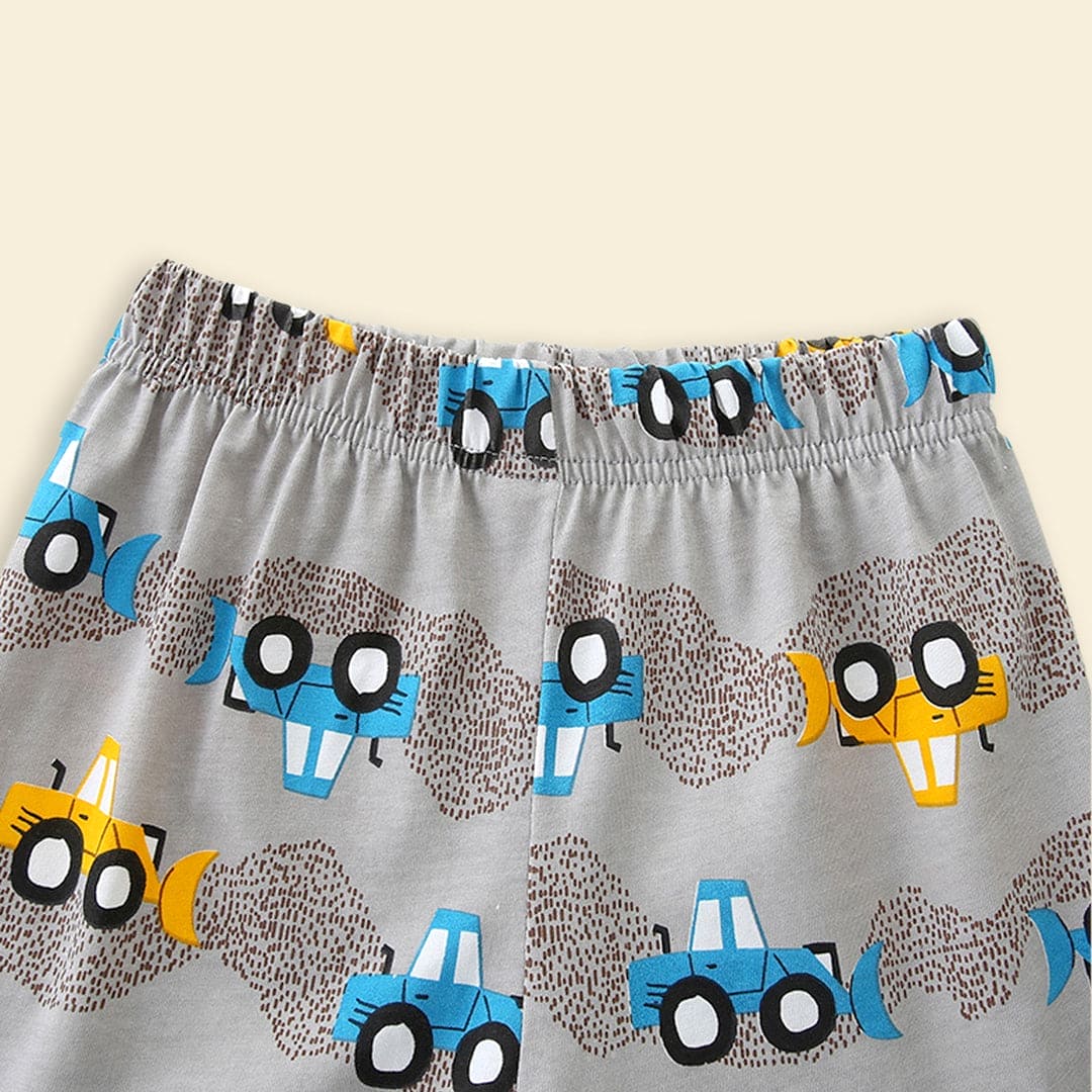 Boys Short Sleeve Graphic T-Shirt With Printed Shorts 2 pc. Sets   