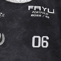 Boys Black Abstract Print T-Shirt With Shorts Co-ord Sets Sets