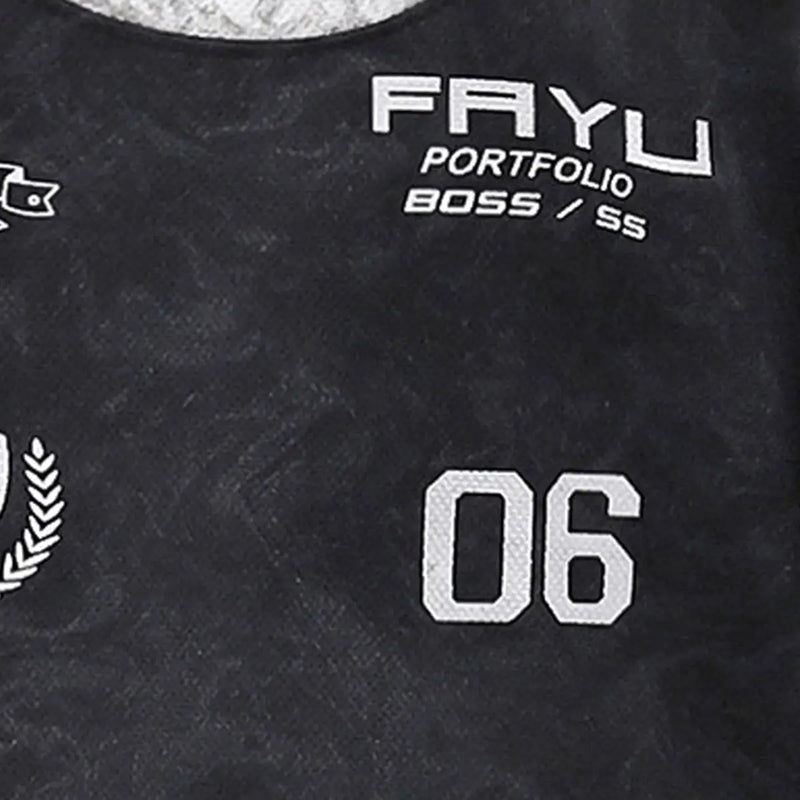 Boys Black Abstract Print T-Shirt With Shorts Co-ord Sets Sets