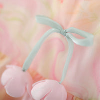 Girls Pink Floral Print Tiered Fit And Flare Dress Casual Dresses
