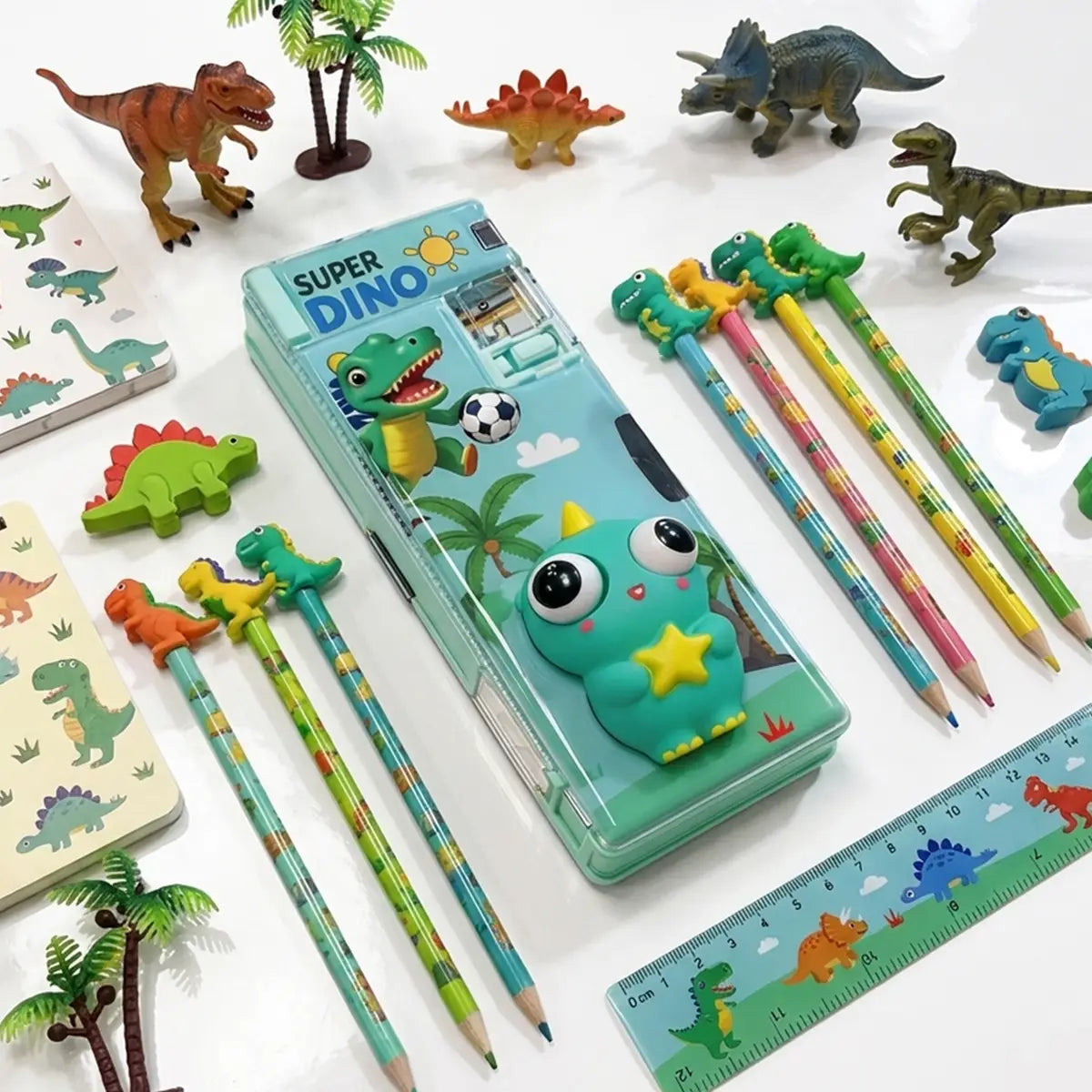 Dinosaur Hard Pencil Box for Boys & Girls Trending Accessories