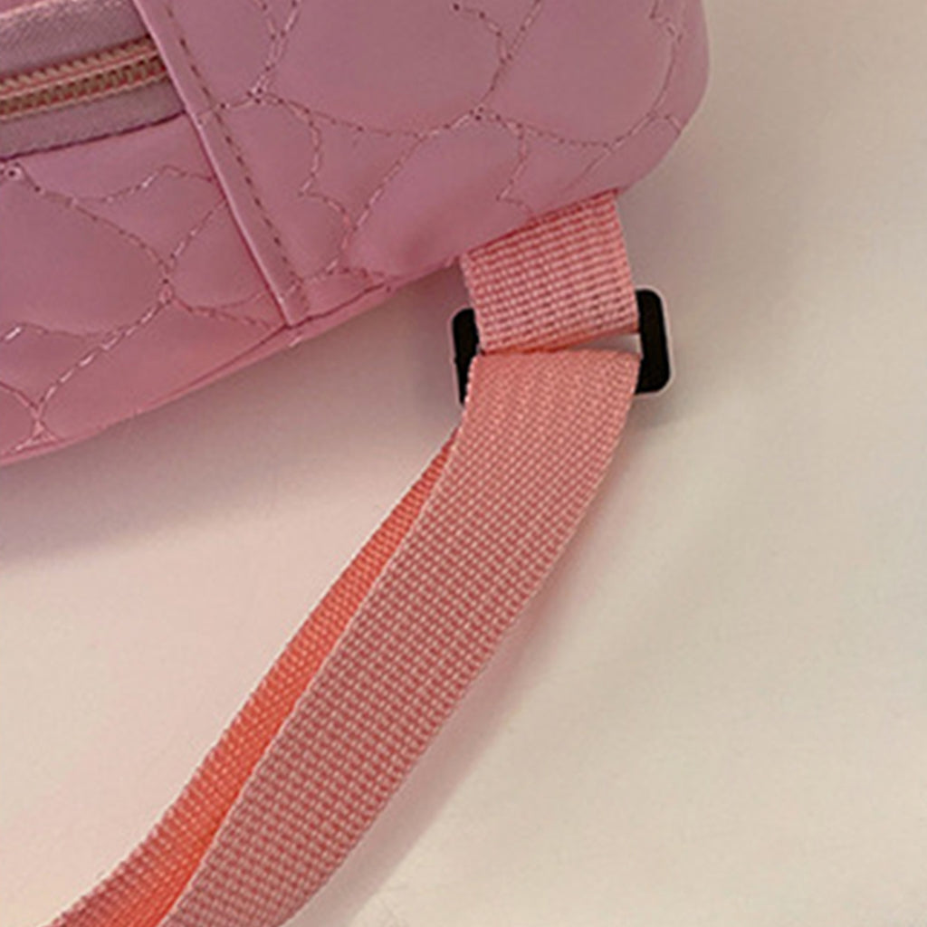 Girls Pink PU Leather Crossbody Bag Trending Accessories