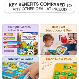 12-in-1 Musical Learning Book Trending Accessories