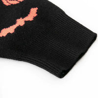 Girls Black Self-Design Halloween Theme Sweater Sweaters & Cardigans