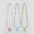 Pack Of 3 Girls Multicolour Fish Motif Beaded Necklace Sets Necklace and Chains Multicolor Onesize
