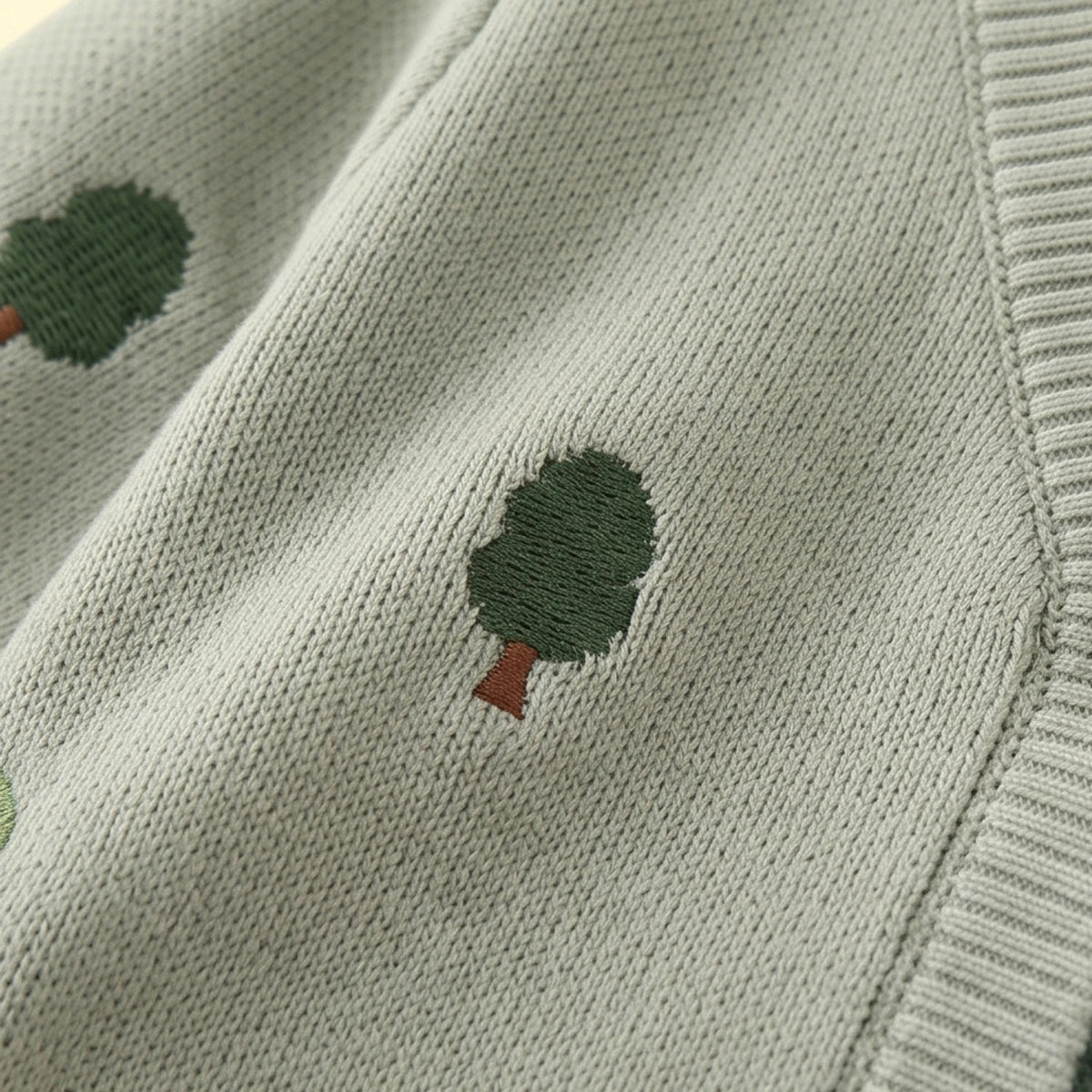 Boys Light Green Jacquard Cardigan With Shirt And Pants Sets 3 pc. Sets