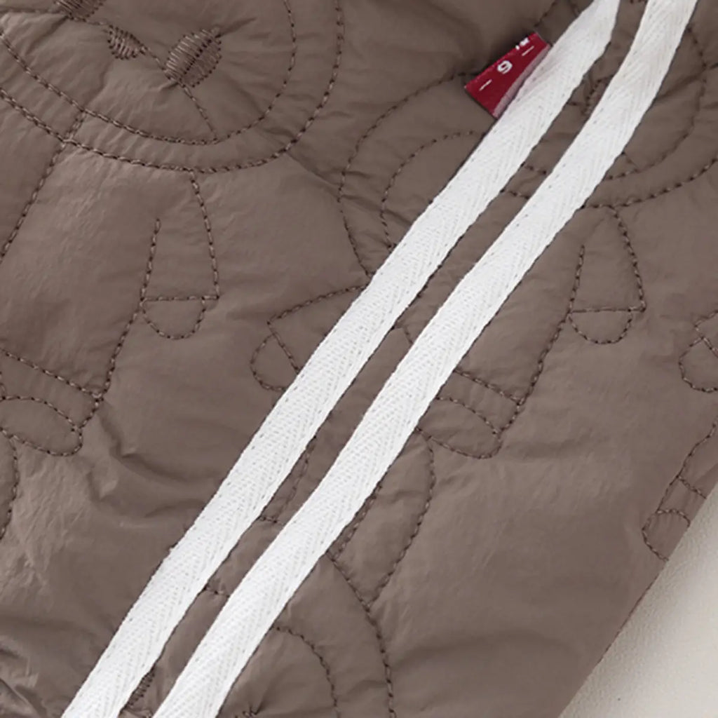 Boys Light Brown Textured Jacket With Pants Sets 2 pc. Sets