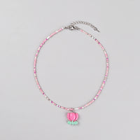 Pack Of 3 Girls Multicolour Floral Beads Necklace Sets Necklace and Chains