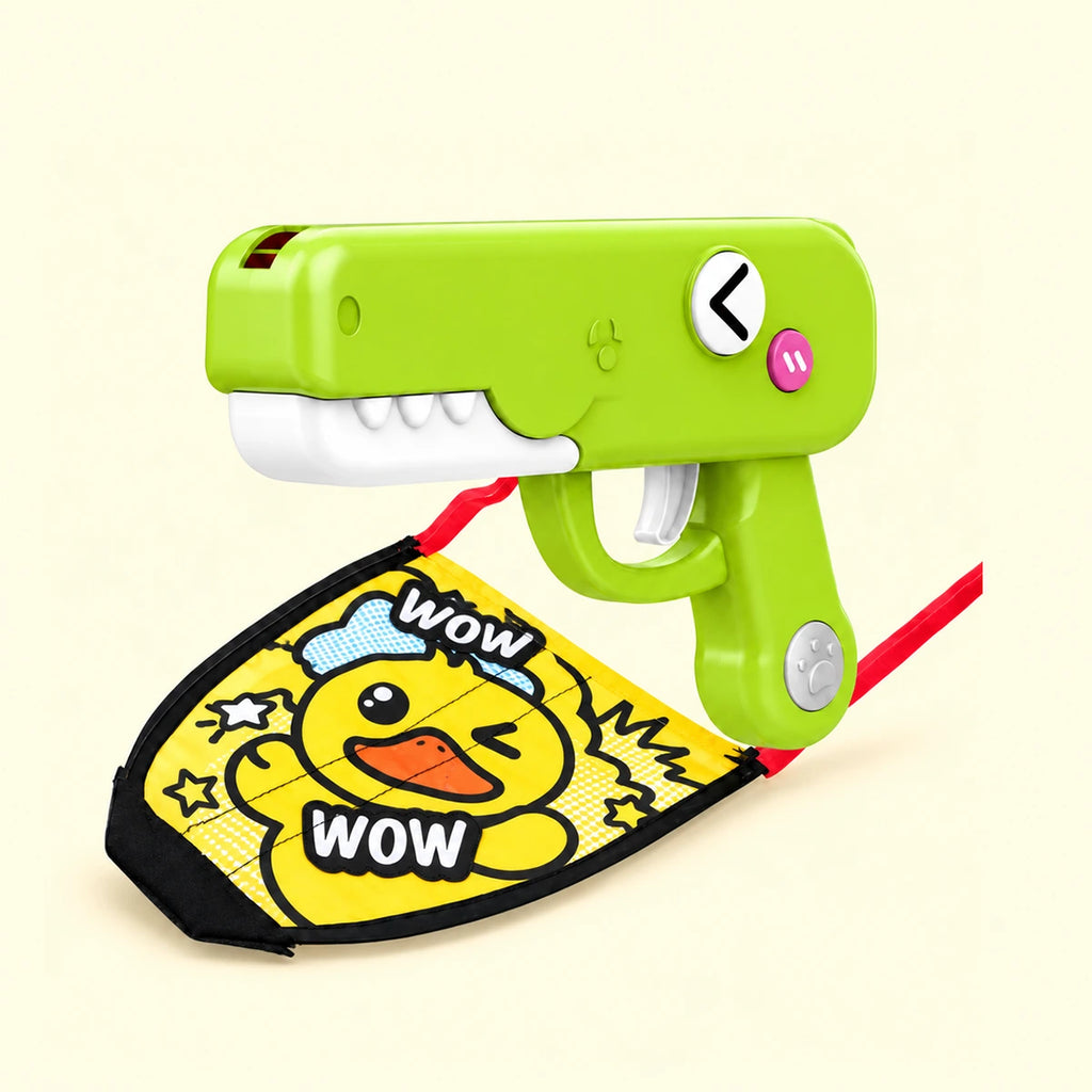 Kite Launcher Toys for Kids with Catapult Gun - Ages 3 Years Plus Trending Accessories Green Onesize