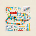 Electric Train Track Toy Set with Lights & Music, Battery Operated Railway Train Set for Kids Boys & Girls Trending Accessories Multicolor Onesize