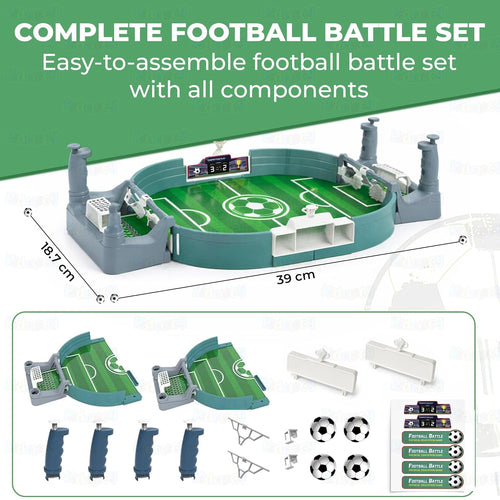Kids Green Tabletop Football Board Game with 4 Balls Trending Accessories