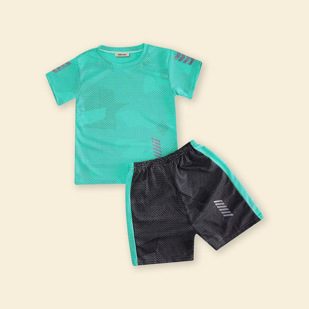 Boys Green Sportswear Two Piece Sets Sets Green 2-3 Y