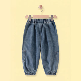 Boys Blue Relaxed Fit Denim Pants Pants