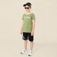 Boys Printed Short Sleeves Casual T-shirt Tshirts   