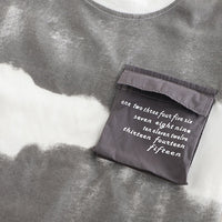 Boys Grey Printed T-shirt with Flap Pocket & Shorts Set 2 pc. Sets