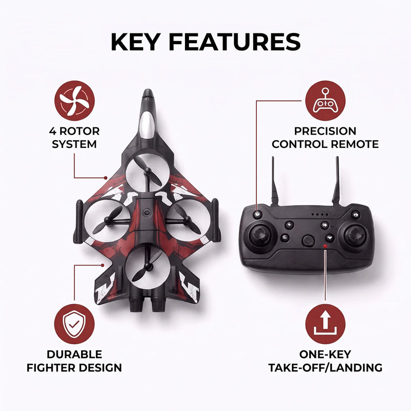 Sky Fighter Drone - Premium RC Flying Toy Trending Accessories