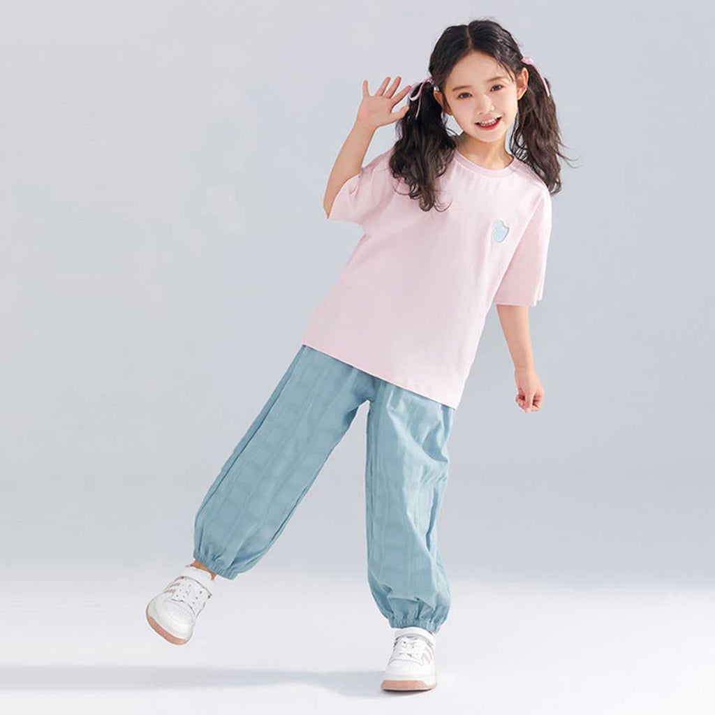Girls Short Sleeve Print Graphic T-Shirt Tshirts   