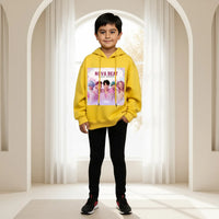 Boys Yellow K-Pop Nova -Beat Graphics Hoodie Sweatshirts & Hoodies Yellow 4-5 Y