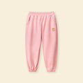 Girls Elasticated Knitted Joggers Trackpants & Joggers Pink 1-2 Y 