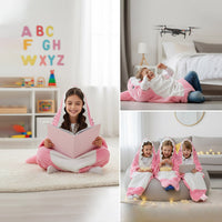 Baby Light Blue Hooded Shark-Shape Sleeping Bag Trending Accessories Pink Onesize