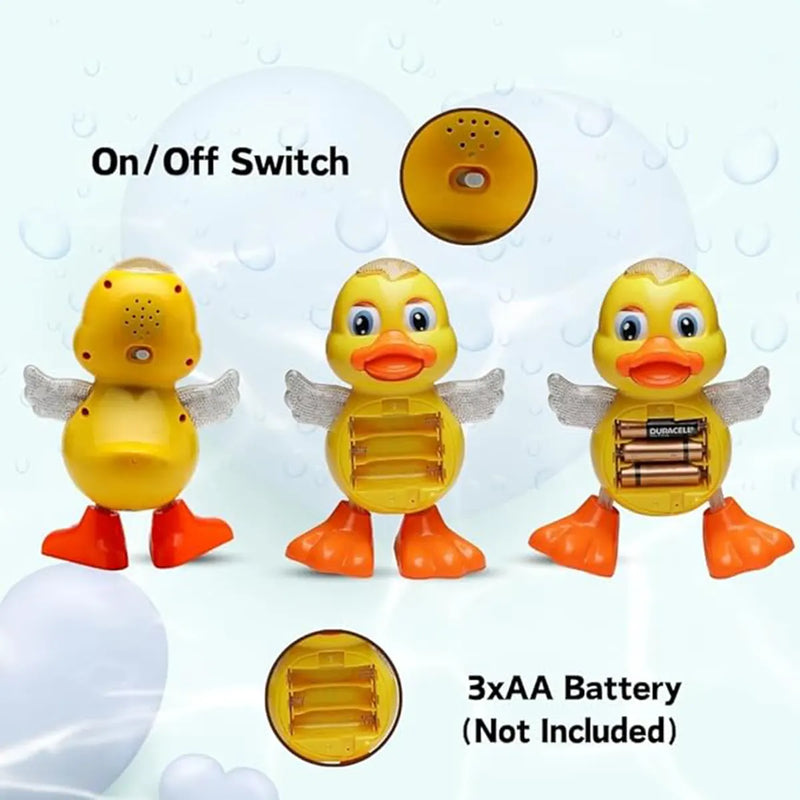 Kids Yellow Musical Dancing Duck Toy with Lights Trending Accessories