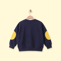 Boys Navy Blue Long Sleeve Sweatshirt Sweatshirts & Hoodies