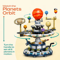 Solar System Building Blocks - Mechanical Orrery Model with Working Gears Trending Accessories
