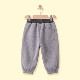 Boys Grey Embroidered Jogger Joggers