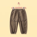 Boys Brown Relaxed Fit Pants Pants Brown 1-2 Y