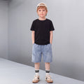 Boys Light Blue Loose Fit Denim Shorts Shorts Light Blue 3-4 Y