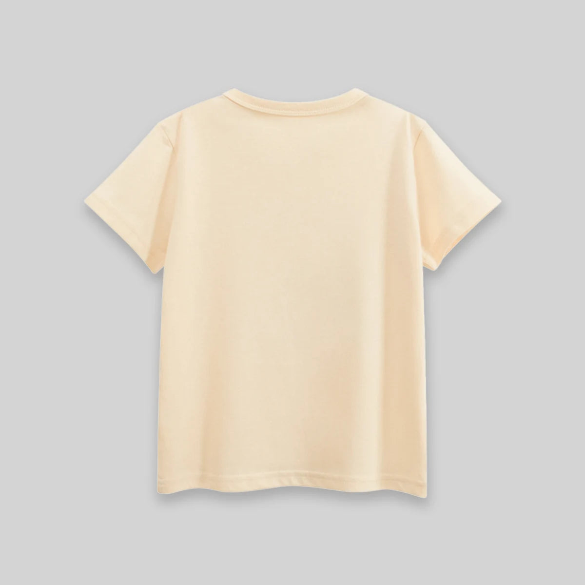 Girls Cream Star Print Short Sleeve T-Shirt Tshirts