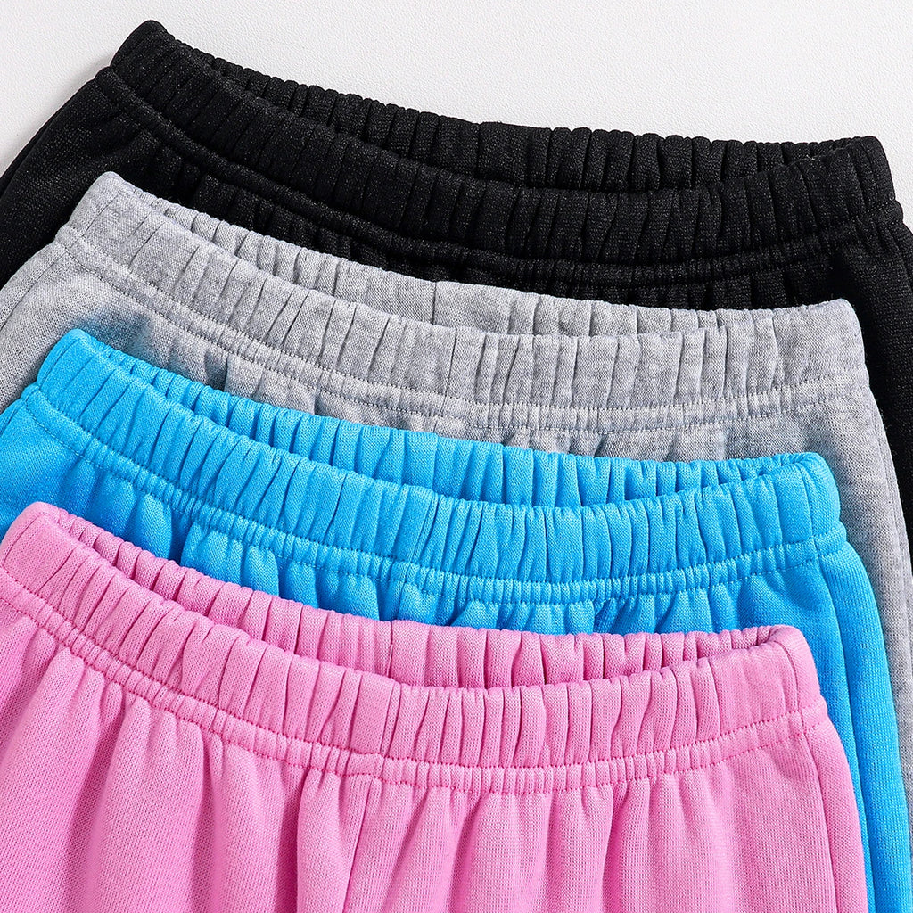 Girls Multicolour Typography Print Elasticated Pants Pack Of 4 Pants