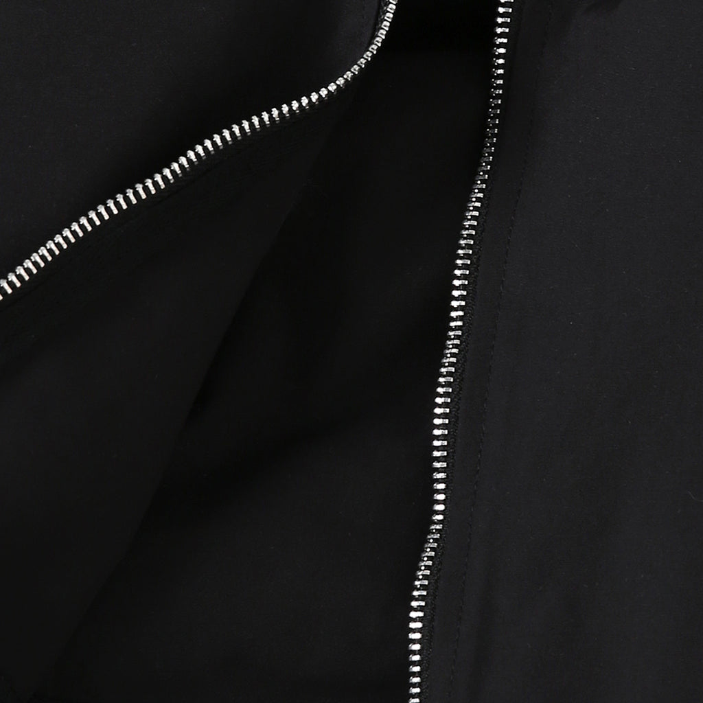 Girls Black Solid Oversized Long Sleeve Hooded Winter Jackets Coats & Jackets