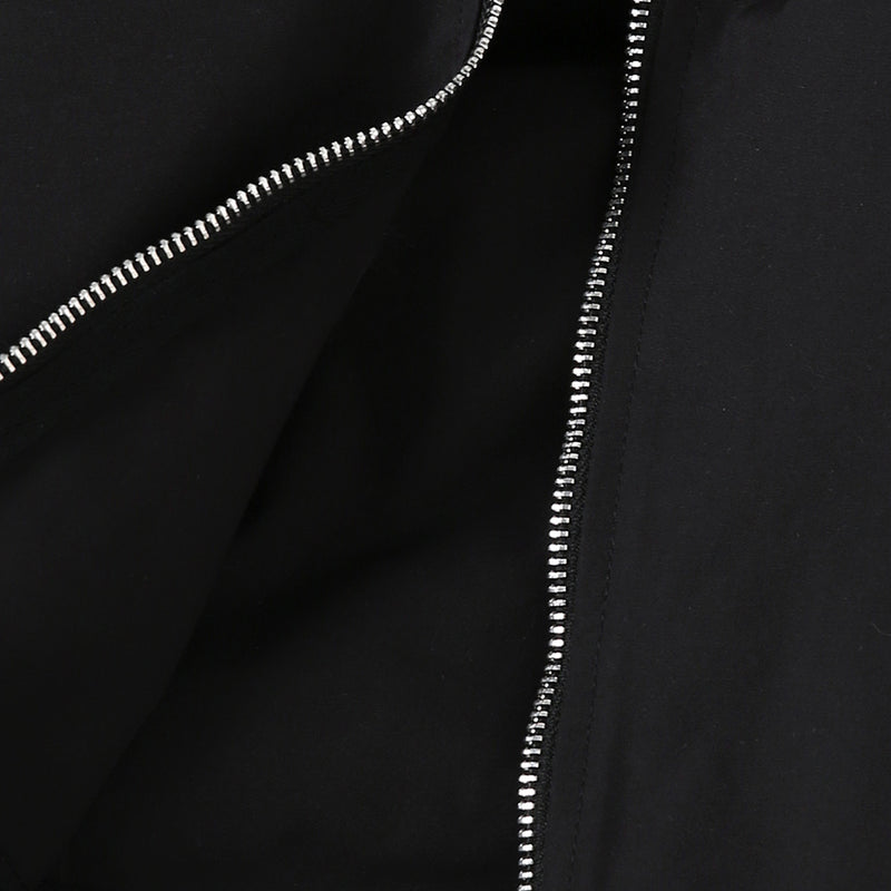 Girls Black Solid Oversized Long Sleeve Hooded Winter Jackets Coats & Jackets