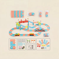 Electric Train Track Toy Set with Lights & Music, Battery Operated Railway Train Set for Kids Boys & Girls Trending Accessories