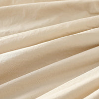 Girls Beige Solid Pinafore Dress With Sleeveless Inner Top Casual Dresses