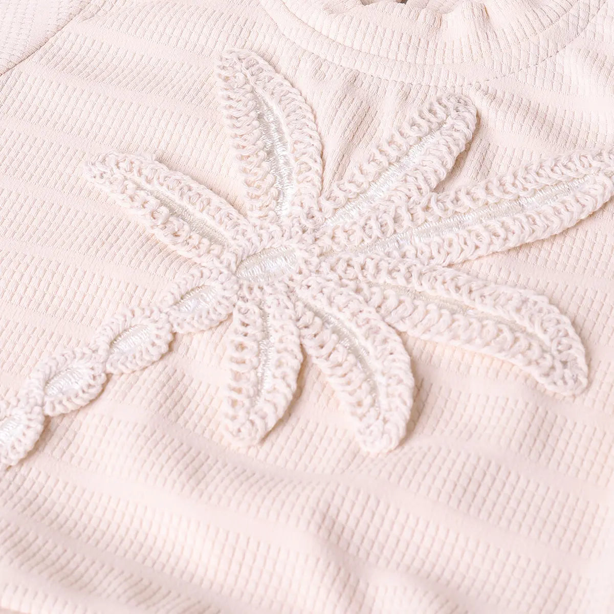 Girls Peach Embroidered Short Sleeve T-Shirt With Denim Shorts Sets 2 pc. Sets