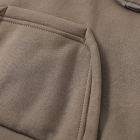 Girls Grey Fleece Hooded Sweatshirt & Jogger Co-ord Sets Sets