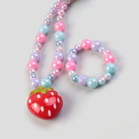 Pack Of 3 Girls Multicolour Frozen Heart Necklace and Bracelet Sets Necklace and Bracelet