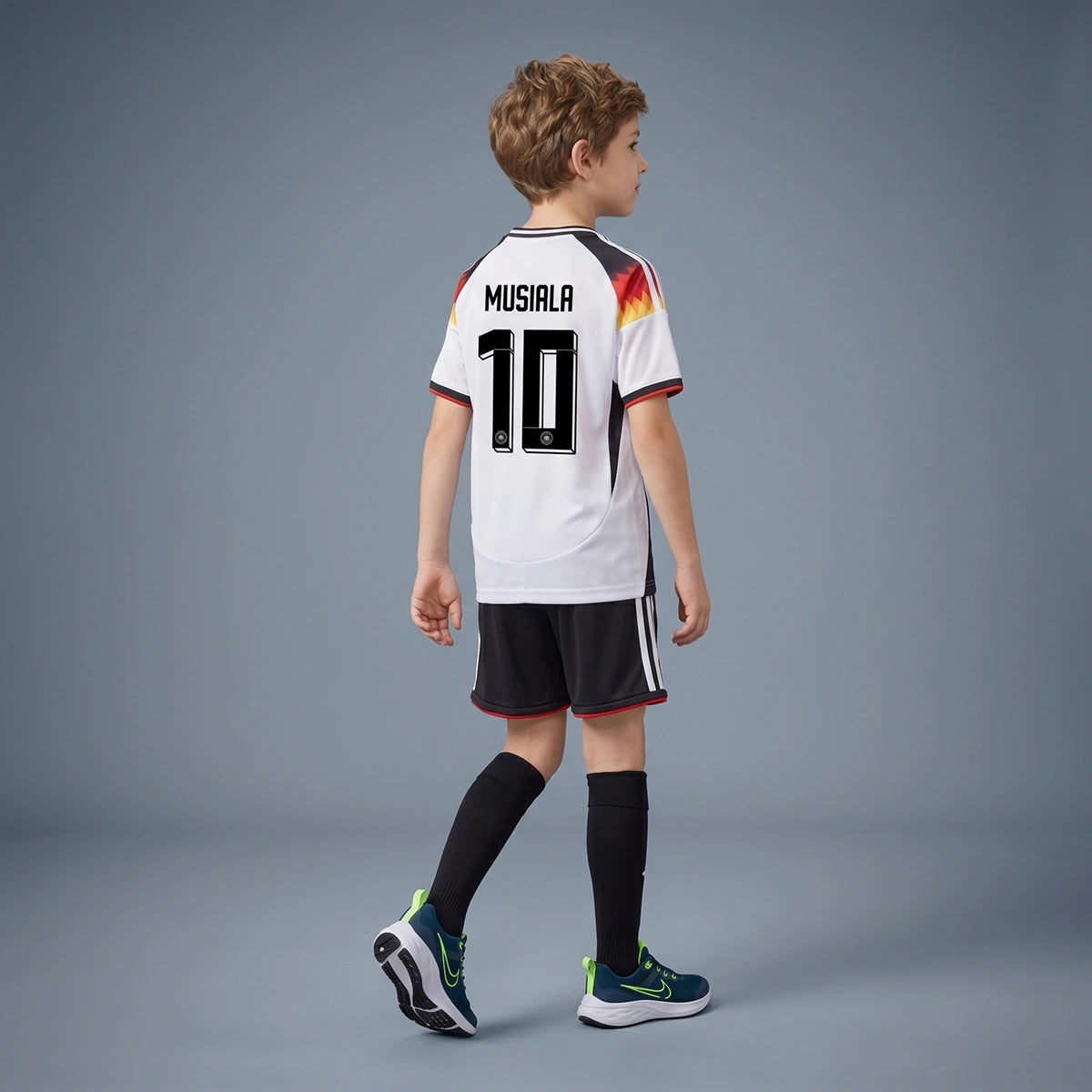 Boys White Short Sleeve Graphics Print T-Shirt With Shorts Sets 2 pc. Sets