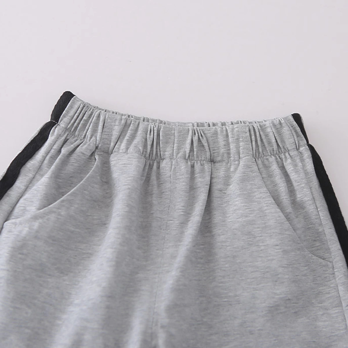 Boys Grey Typographic Print T-Shirt & Shorts Co-ord Sets Sets