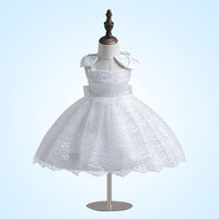 Girls Sleeveless Embroidered Fit & Flare Dress Party Dresses