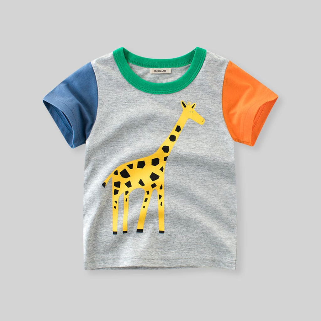 Boys Jungle Theme T-shirts (Pack of 3) Tshirts   