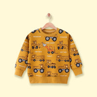 Boys Yellow Graphic Long Sleeve Sweatshirt Sweatshirts & Hoodies Yellow 1-2 Y